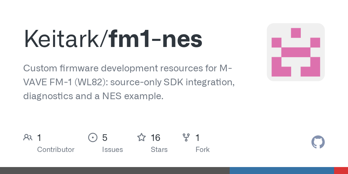 Превью репозитория FM1 NES