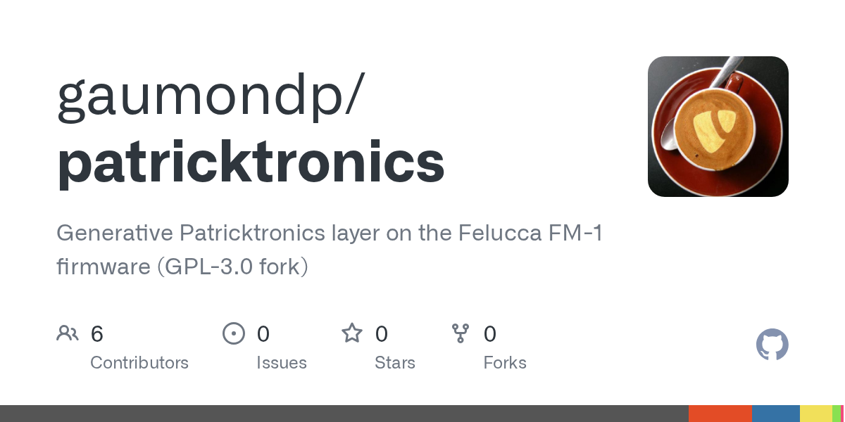 Превью репозитория Patricktronics