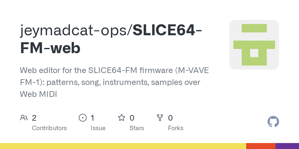 Превью репозитория SLICE64-FM